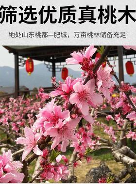 桃木结婚摆件桃木中式