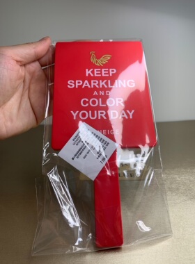兰芝专柜赠送赠品新年红色随身镜