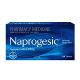 Naprogesic Australia Bayer поклонялась боль для ушей, меридиак нарезал маленькие голубые таблетки, физиологические тети -тети