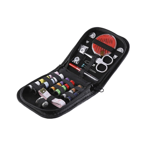 Портативная швейная коробка, набор из 10 предметов, ручное шитье, бытовые швейные аксессуары, аксессуары, инструменты для ручного шитья, набор для шитья