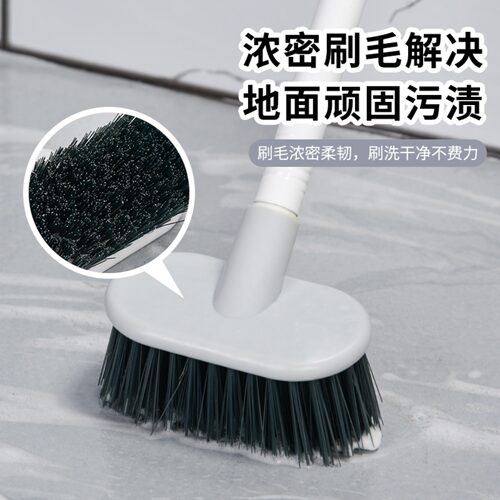 瓷砖刷卫生间家用刷地刷子清洁缝隙洗地长柄硬毛浴室刷厕所地板刷 - 图0