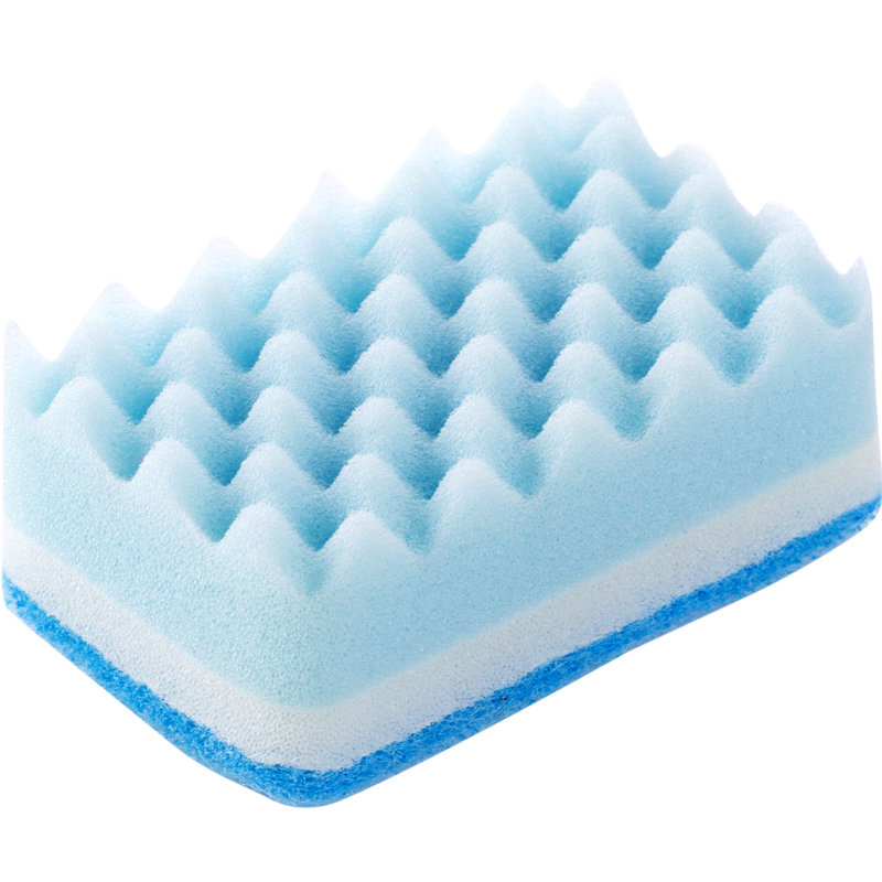 洗碗海绵双面三层海绵擦百洁布4个装厨房用品洗锅清洁去油海绵块,淘宝优惠券,粉丝福利购,淘宝优惠卷