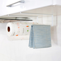 Day Style Drum Toilet Paper Rack Whole Cabinet Nail Paper Towel Rack Creativity Free of perforated freshness Preservation Film Containing shelf Kitchen Paper Towel Rack rack