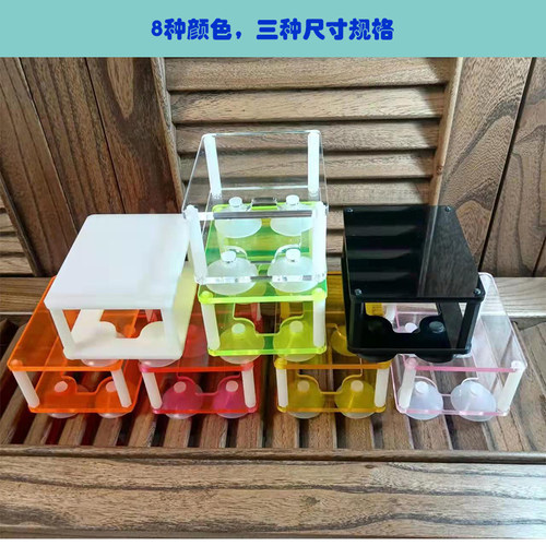 包邮新品原创吸盘款亚克力水泵垫高抬高支架座防砂减震静音 - 图0