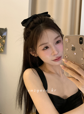 Jennie同款蝴蝶结发夹