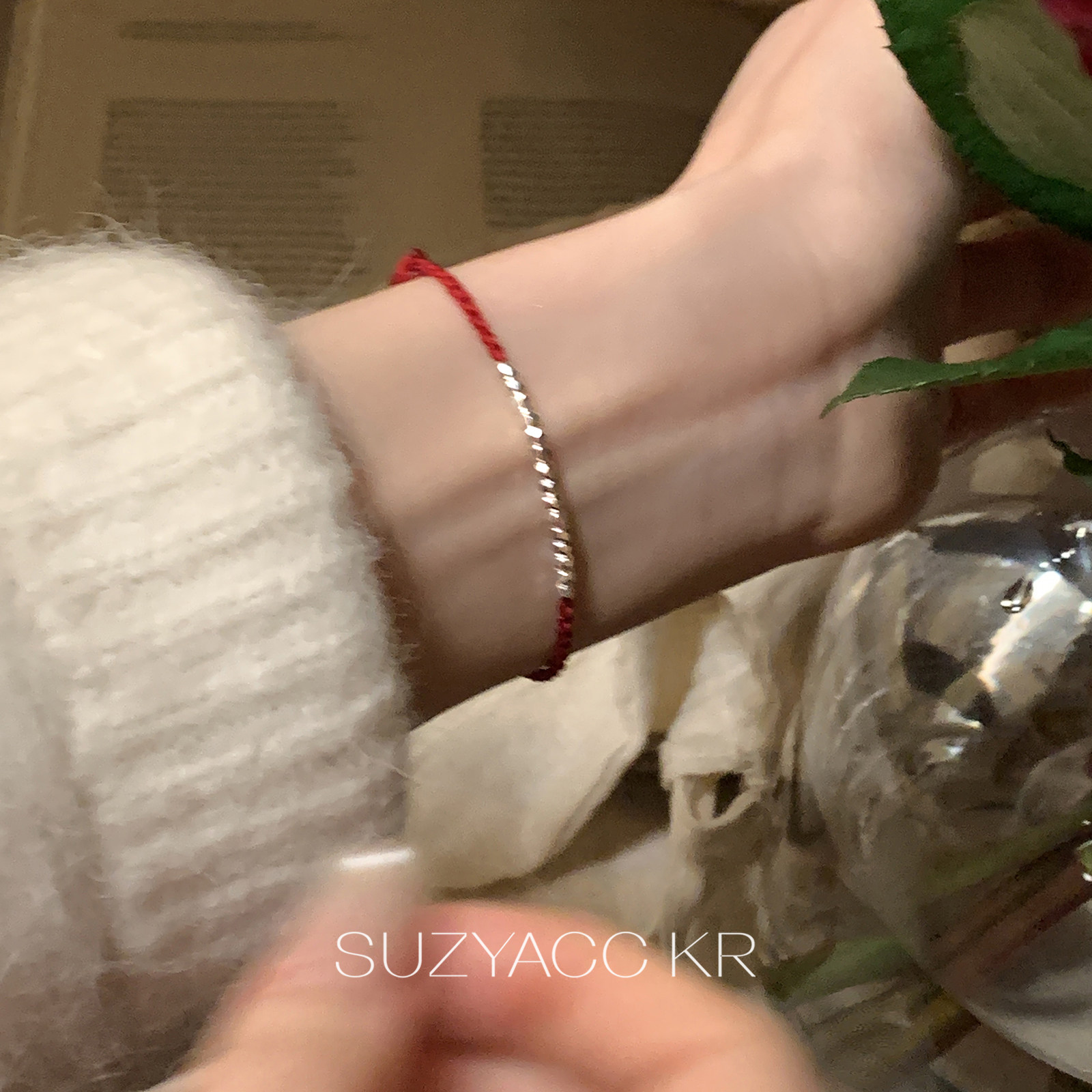 【新品限时2件88折】1.21 20点本命年红绳纯银蹦迪珠手链手绳,淘宝优惠券,粉丝福利购,淘宝优惠卷