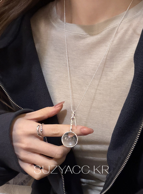 【新品限时2件88折】3.18 10：00小众设计放大镜长项链