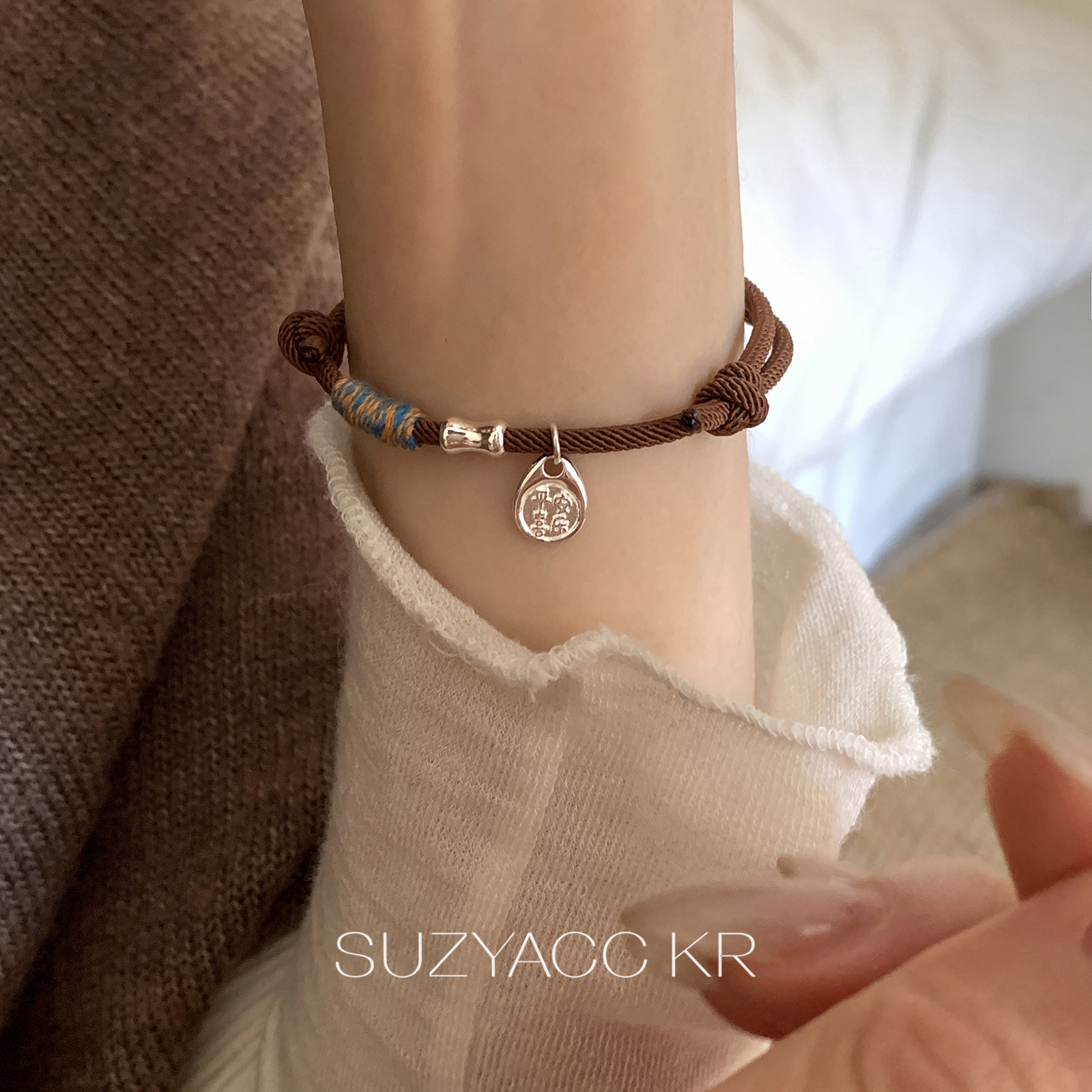 【新品限时2件88折】1.21 20点纯银平安喜乐红绳手绳,淘宝优惠券,粉丝福利购,淘宝优惠卷