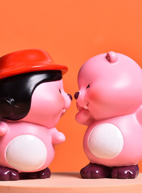 loopy韩国露比4代盲盒可爱小海狸桌面摆件送女生闺蜜生日礼物礼品