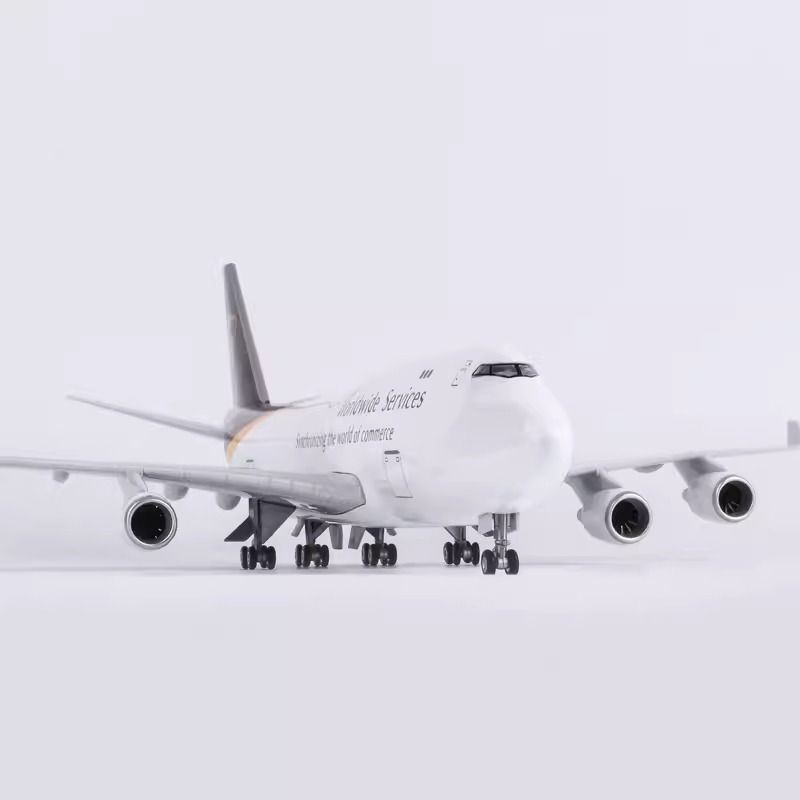 波音747顺丰20cm实心合金飞机模型777联邦快递敦豪DHL快运带轮 - 图2