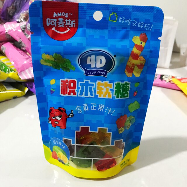 Ames 4D Building Block Fruit Gummies 72g