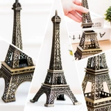 Эйфелева башня модель ретро -шоу Paris Wine Cabinet Television Cabinet Wheel Wheel Wheel Nordic Home