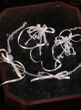 高级感新中式结婚礼服白色