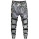 Plastic denim pants boys 2022 spring and summer new beams of tide brand all -match work, Haron nine -point casual pants