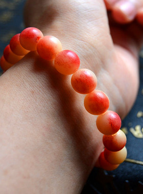 念珠女士蝌蚪纹文玩西藏手饰品