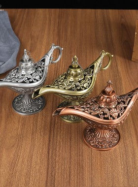 俄罗斯欧式风家居摆件阿拉丁神灯