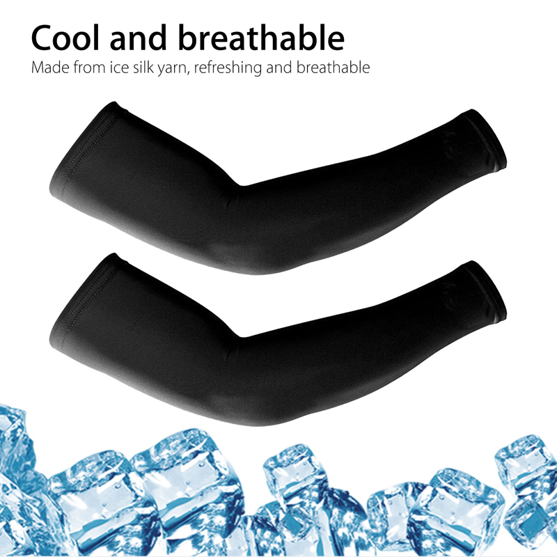 1/2/4Pairs Unisex Cooling Arm Sleeves Cover Cycling Running - 图0