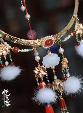 悦己容项圈铜镀金复古汉服新年