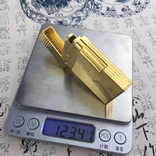 原装正品朗声煤油打火机黄铜复古超薄侧滑打火机网红男女节日礼物 - 图1