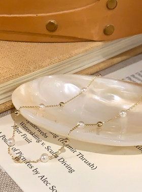 满天星珍珠项链女轻奢高级感配饰