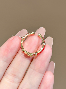 马年本命年小马戒指女时尚食指戒