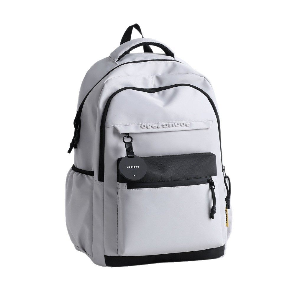 菊仙子双肩包男士简约大容量旅行电脑背包休闲初中高中大学生书包,淘宝优惠券,粉丝福利购,淘宝优惠卷