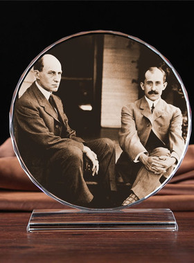 世界飞机画像水晶模型人偶工艺品