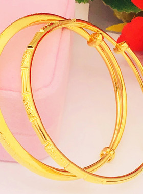 古法传承钢印结婚久不掉色假黄金