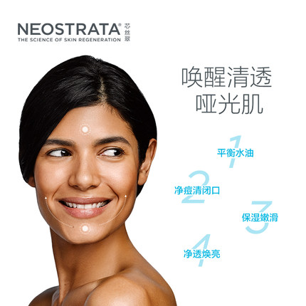 [双支]NeoStrata芯丝翠果酸精华控油爽肤露苦杏仁酸补水去痘油皮