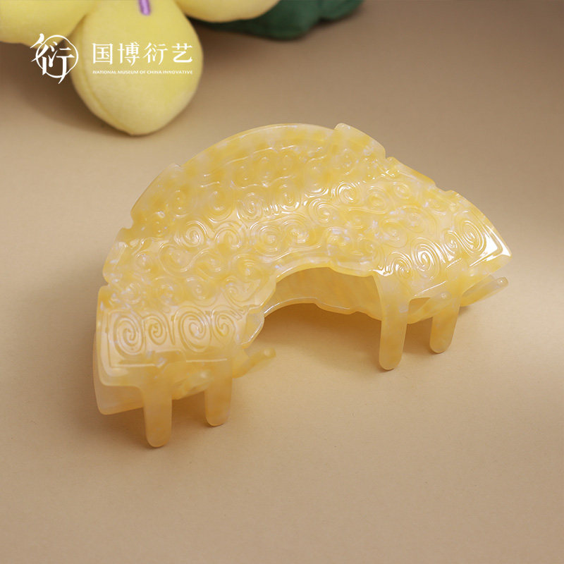 中国国家博物馆新中式古风抓夹中国风发夹发饰盘发头饰优雅复古