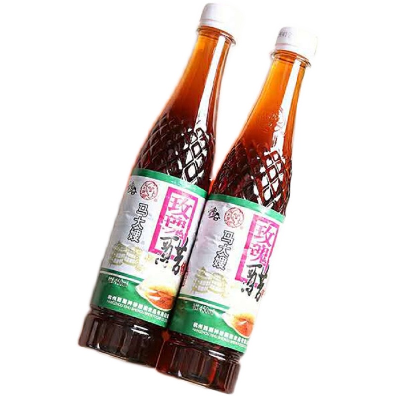 马大嫂玫瑰醋450ml*5瓶杭州西湖神谷温州味道米醋海鲜蘸调料正品 - 图2