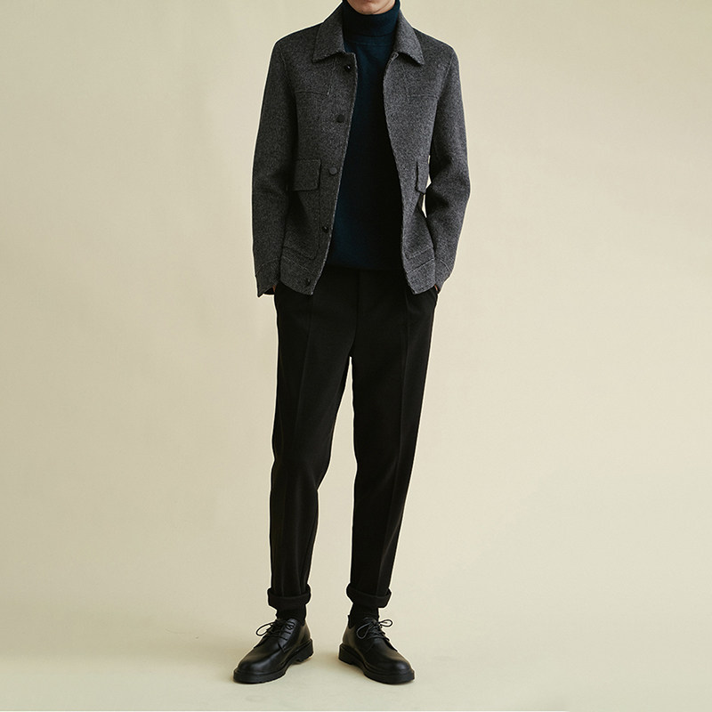 秋冬款大码西裤男商务宽松直筒休闲九分毛呢裤垂感加厚胖子西装裤,淘宝优惠券,粉丝福利购,淘宝优惠卷