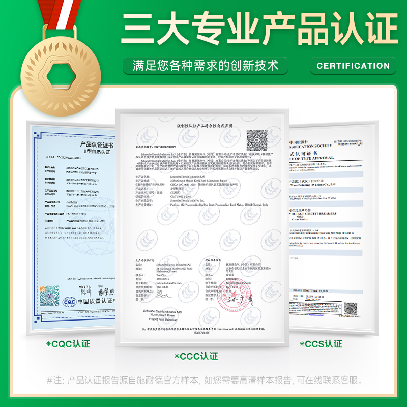 施耐德断路器iC65N三相四线微断DPN家用空气开关双极1P2P3P63A32A - 图2