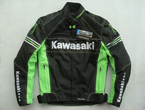 Four Seasons Riding Suit Kawasaki Motorcycle Jacket Locomotive Jacket Built-in Guard Anti-Fall Kawasaki Racing Suit