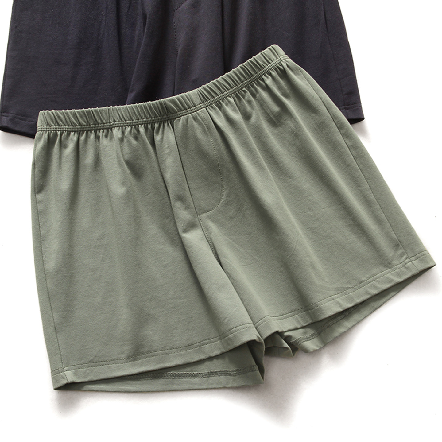 Monucc精梳棉阿罗裤居家短裤睡裤男士内裤平角裤宽松加大码四角裤,淘宝优惠券,粉丝福利购,淘宝优惠卷