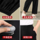 New summer cotton exterior breathable straight trousers for women's large size fat loose casual sports ice silk pants