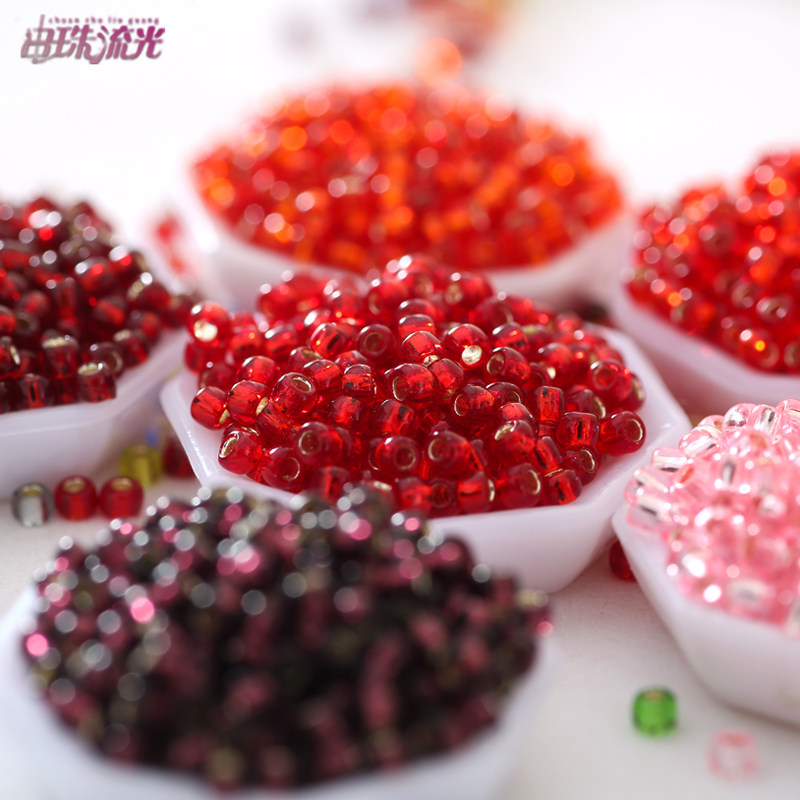 日本TOHO东宝1.5/2/3mm灌银/蛋白灌银米珠DIY饰品闪亮串珠流光,淘宝优惠券,粉丝福利购,淘宝优惠卷