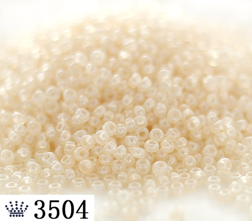 日本少女心米珠 Miyuki御幸半透明珠光2mm/3mm散珠 diy手工耳环 - 图1