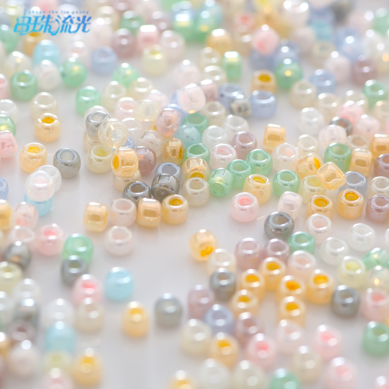 日本进口TOHO东宝米珠beads 3mm/10g玉石效果10色串珠饰品材料-图3