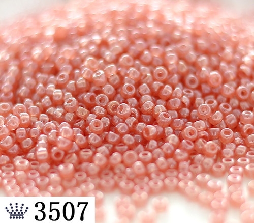 日本少女心米珠 Miyuki御幸半透明珠光2mm/3mm散珠 diy手工耳环 - 图0