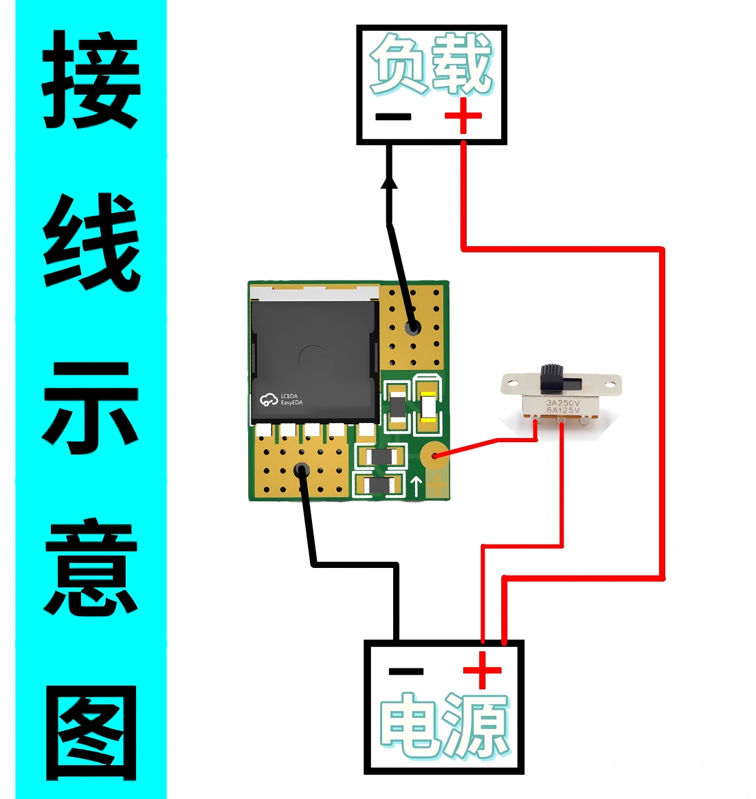 Mini大功率MOS触发开关200A宽电压模块 场效应管PWM电子控制板 - 图0