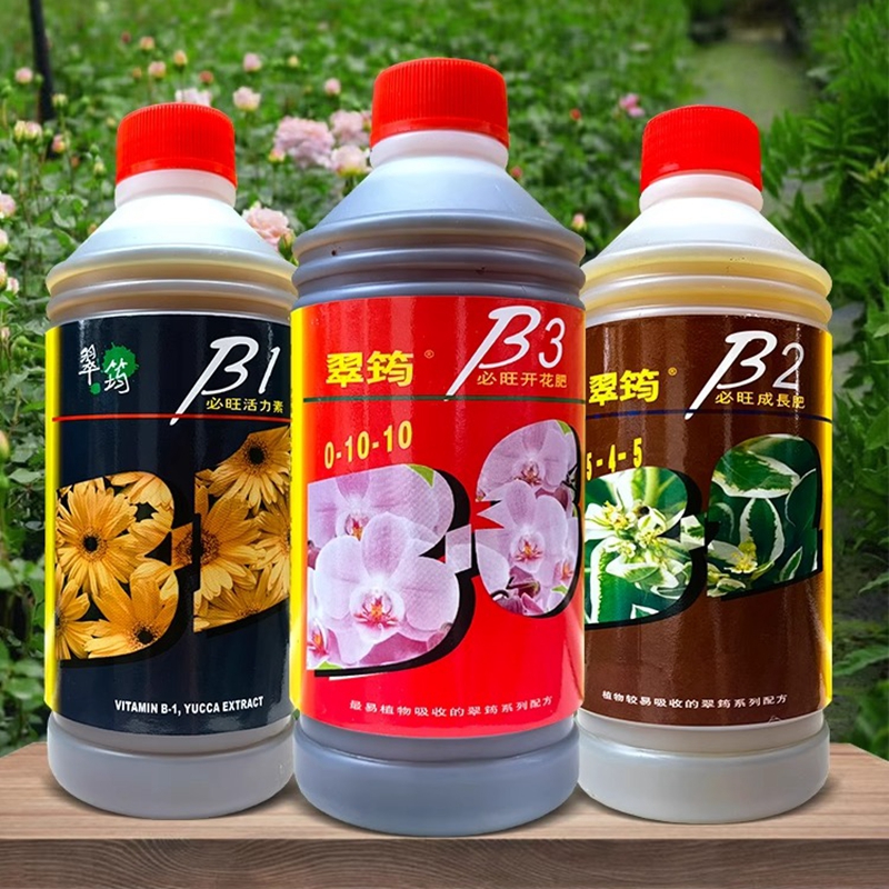 翠筠液体肥B1活力素B2成长肥B3开花肥鱼精鱼油肥花卉果蔬通用型肥 - 图0