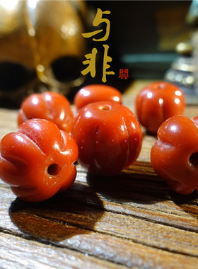 红色琉璃念珠金刚星月凤眼菩提籽