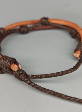 小众网红学生简约手工编织手环女