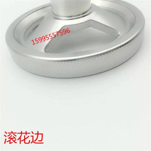 全304不锈钢手轮滚花边抛光型工业机械螺纹孔方孔自动 - 图1