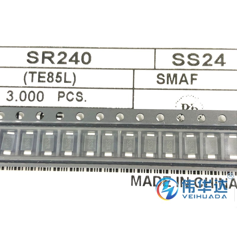 SS24 SS24F 1206 超薄肖特基二极管 SS240 SOD123 SMAF 50只 - 图3