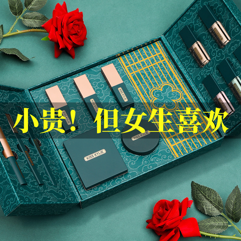 女礼盒套装小众化妆大牌正品盒口红 光彩年华唇膏/口红