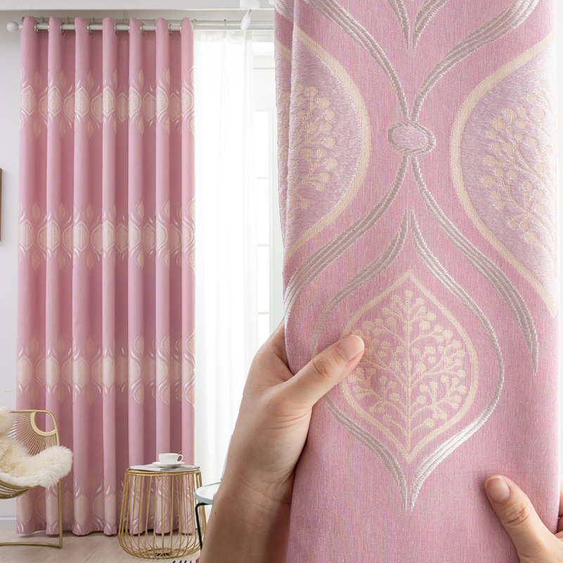 加厚遮光窗帘2021温馨卧室客厅北欧简约男女孩儿童提花全遮阳布料,淘宝优惠券,粉丝福利购,淘宝优惠卷