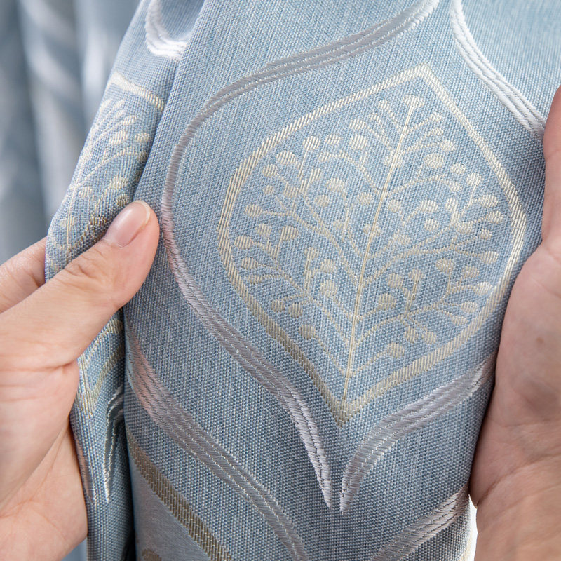 加厚遮光窗帘2021温馨卧室客厅北欧简约男女孩儿童提花全遮阳布料,淘宝优惠券,粉丝福利购,淘宝优惠卷