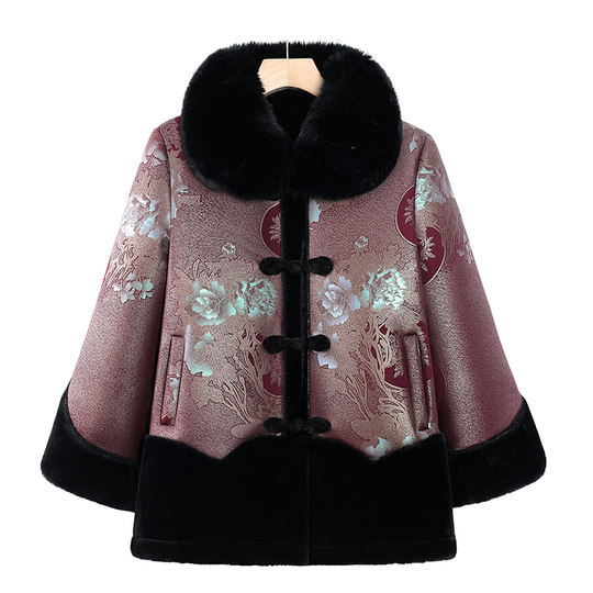 奶奶装冬装棉衣老年人棉袄女老太太衣服老人秋装棉服妈妈冬季外套